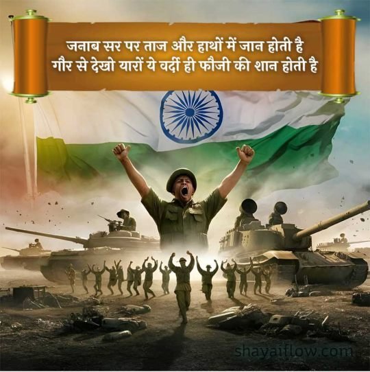 india army shayari