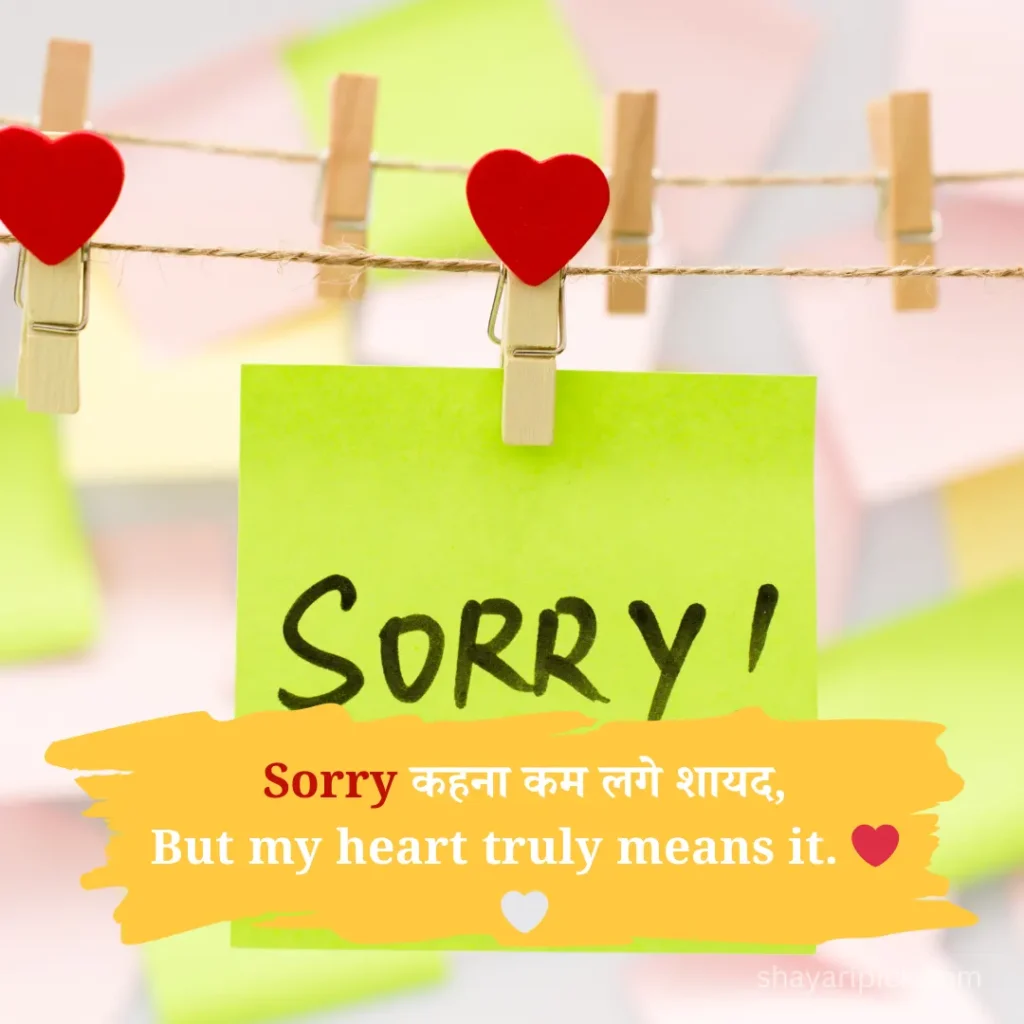 Best Sorry Shayari Collection : दिल से माफी मांगने का सबसे खूबसूरत तरीका 2 Dil Se Maafi Shayari